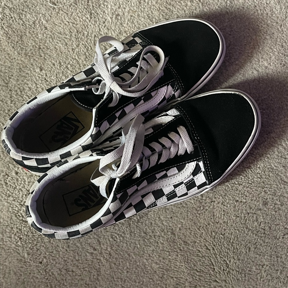 Checkered Platform Old Skool Vans
